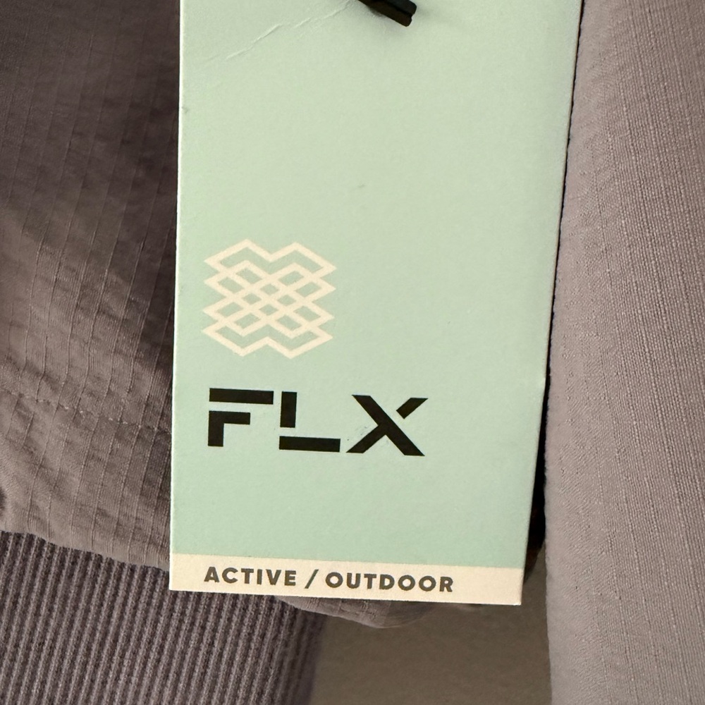 NWT Women's FLX Woven Rib Mix Jacket in purple gray - Picture 7 of 9